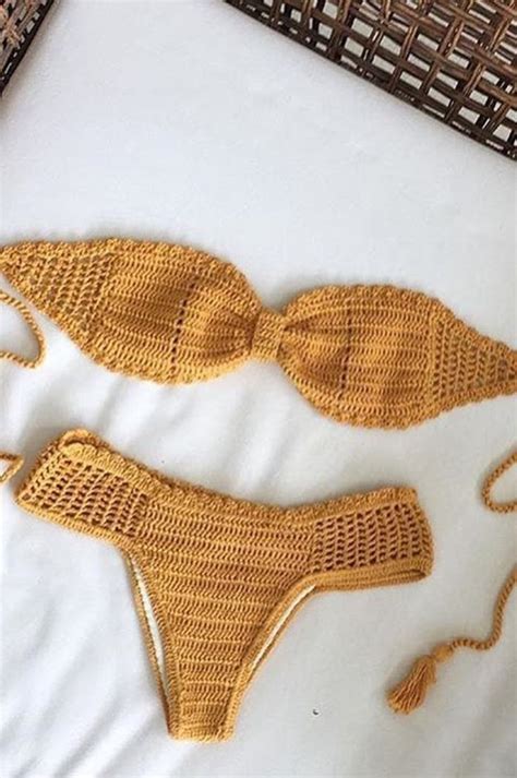 Crochet Summer Bikini Charming Crochet Swimsuit My Xxx Hot Girl