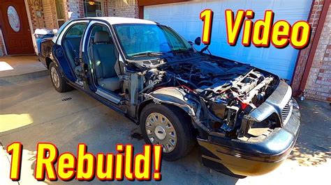 rebuilding the copart salvage ford crown vic police car in my xxx hot girl