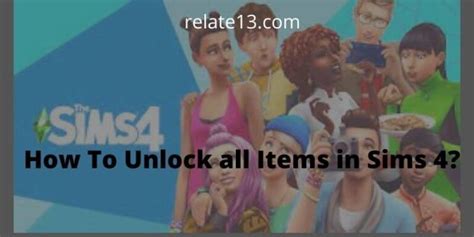The Sims 4 Cheats Unlock All Items And Hidden Objects
