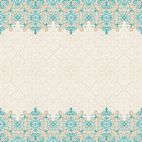 Premium Vector Seamless Border In Eastern Style Pattern