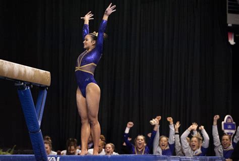 in the midst of a brilliant season lsu s sarah finnegan named sec gymnast of the year lsu