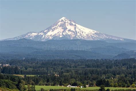 Mount Hood In The Summer In Portland Oregon Stock Image Image Of Hood