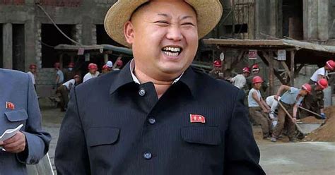 Kim Jong Un Smile Of The World S Most Dangerous Dictator As He Is Pictured In Panama Straw Hat