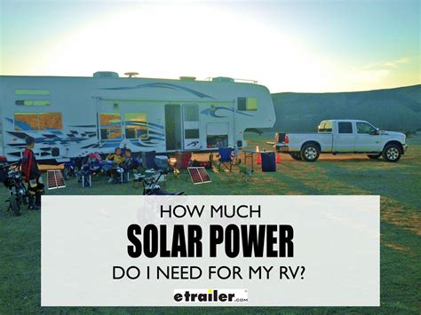 Best solar panel kits for rv. How Much Solar Power Do I Need For My RV? | Solar power, Solar, Rv solar power
