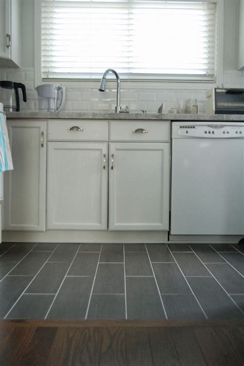 Tile flooring 02:04 a look at the tile choices available and suitable for kitchen. Flooring reveal! | Kitchen flooring, Flooring