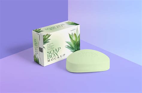 packaging box  soap mockup  mockup