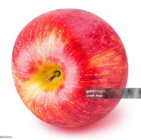 One Red Apple Isolated On White Background High Res Stock Photo Getty