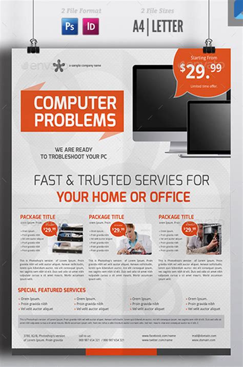 28 Computer Repair Flyer Templates Free And Premium Downloads Cril Cafe