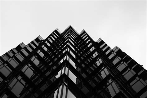 Free Images Black And White Architecture Sky Glass Building