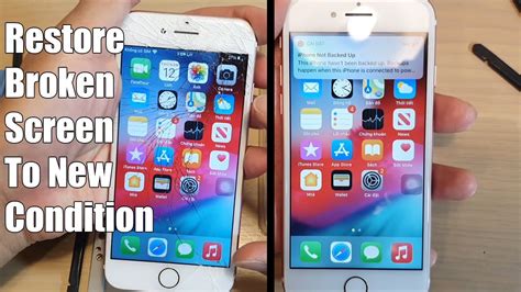 Iphone 7 Restore Broken Screen To New Condition In 3 Minutes Youtube