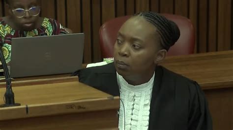 Advocate Zandile Mshololo Says She Has No Further Questions For The