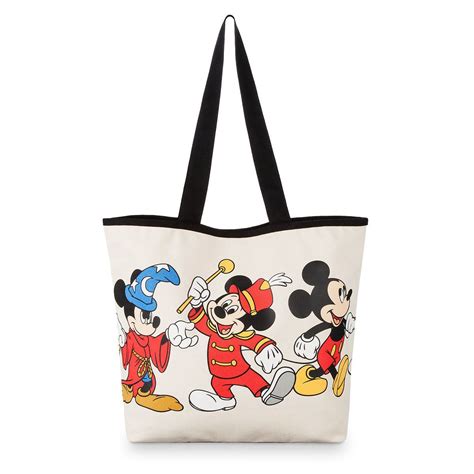 Mickey Mouse Through The Years Canvas Tote Bag Disney Tote Bags