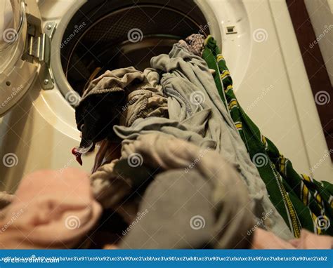 Washing Machine Stock Image Image Of Closeup Chores 239210391