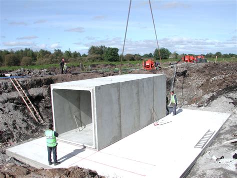 Build The Wall Using Concrete Culver Like Bricks Box Culvert