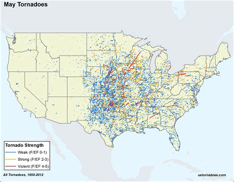 Watch How Tornadoes Progress Across The United States Throughout The Year Us Tornadoes