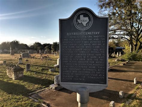 Tx Riverside Cemetery Iredell Texas Civil War Cemeteries Where