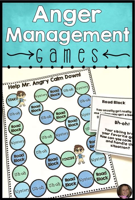 anger management games for self regulation and coping skills counseling lessons anger