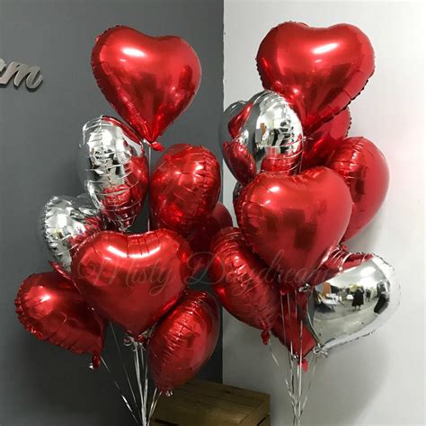 18 Inch Heart Shape Foil Balloons