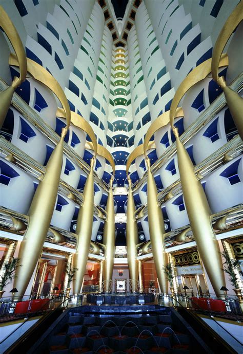 Striking Luxury Hotel Lobbies Around The World Burj Al