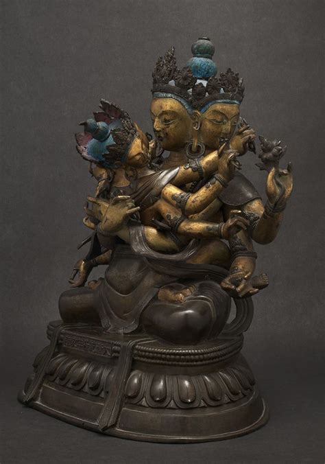 It represents the primordial union of wisdom and compassion, depicted as a male deity in union with his female consort through the similar idea of interpenetration or coalescence. 20 best YAB-YUM images on Pinterest | Buddha, Buddha art ...