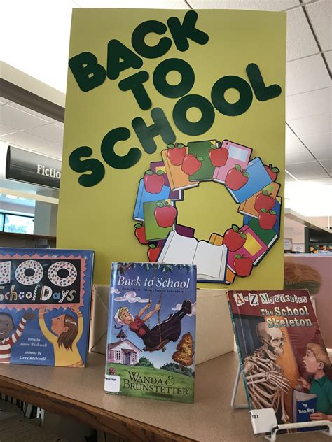 Library Bulletin Boards Rockwell Back To School Entering School