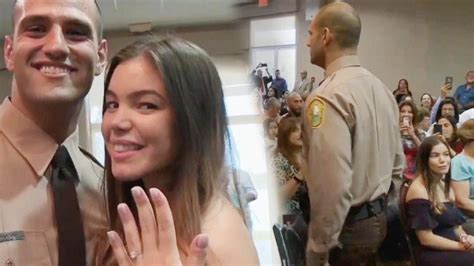 New Miami Dade Police Officer Proposes To Girlfriend At Graduation Ceremony