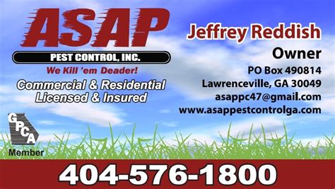 Popular cities with do it yourself pest control locations. ASAP Pest Control, Inc. - Pest Control Buford Georgia
