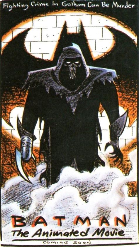 Batman Mask Of The Phantasm Poster Concept By Bruce Timm Dc Comics Art