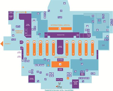 Klia2 Layout Plan Guide On Getting Around The Klia2 Terminal