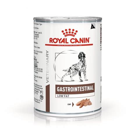 Although fat content is low, these pet foods don't compromise the quantity and quality of other essential nutrients. Royal Canin Gastrointestinal Low Fat™ - Canned dog food ...