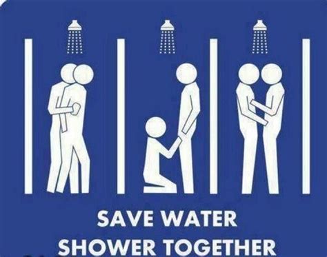 Save Water Shower Together Adult Humor Intimacy Love Story Fun Facts Laugh Lol Places Love
