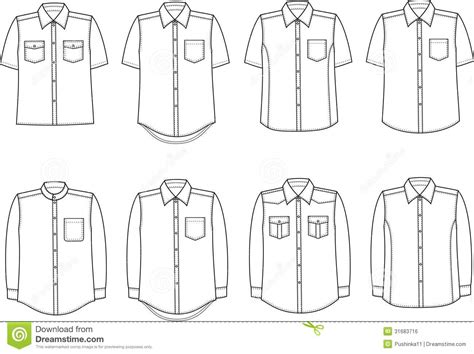 shirts stock vector illustration  fabric clothing