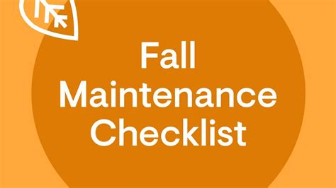 Fall Home Maintenance Checklist And Tips Youtube