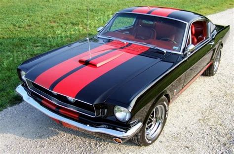 Phils 1965 Mustang Gt A Code Fastback Raven Black With Red Pony