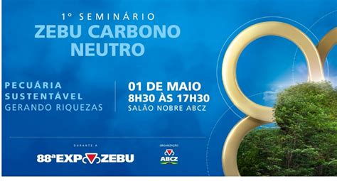 ExpoZebu 2023 Seminário Carbono Neutro Imagem Divulgação