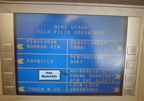 It depends on issuing bank to avail such services to be performed by their customer in other bank atms a. 3 Langkah Mudah Tukar Nombor Telefon TAC Maybank Pada ...