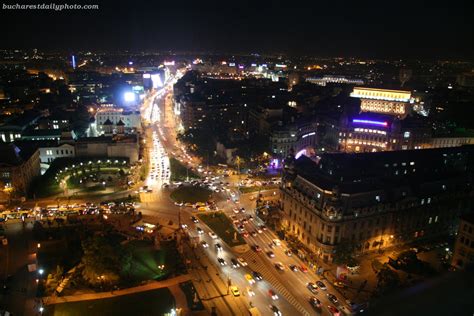 Bucharest At Night Bucharest Daily Photo