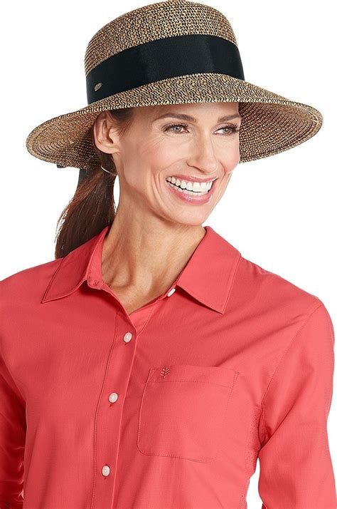 Upf Women S Asymmetrical Brim Hat Sun Protective Coffee Black Cp O Oc D Hats