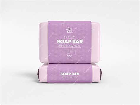 Premium Psd Organic Soap Bar Packaging Mockup