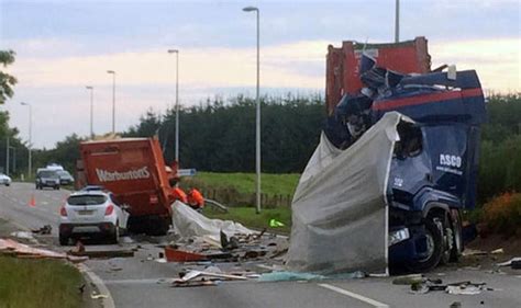 Police Probe After Two Die In Horror Scots Lorry Crash Uk News