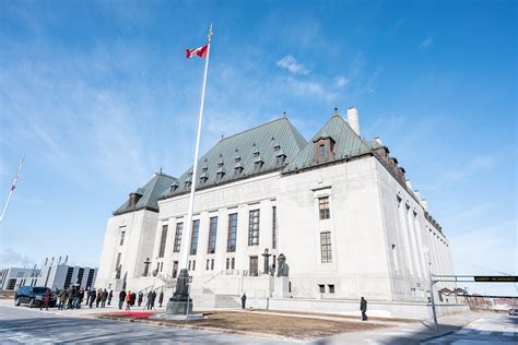 Unveiling Of New Heraldic Emblems For The Supreme Court Of Canada The