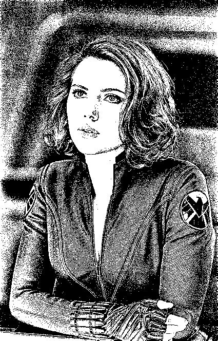 Black Widow Scarlett Johansson Stencil By Saturnsam On Deviantart