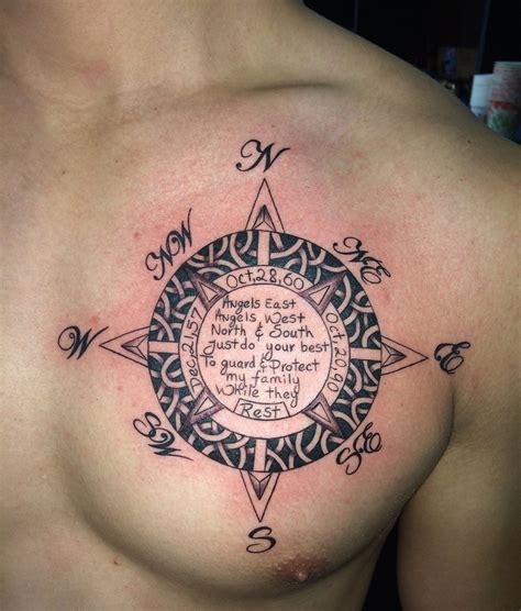 Compass Tattoo Meaning Tattoos With Meaning Circle Template Layout My