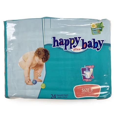 Happy Baby Medium 24 Count Diapers Stage 3 Maison Handal