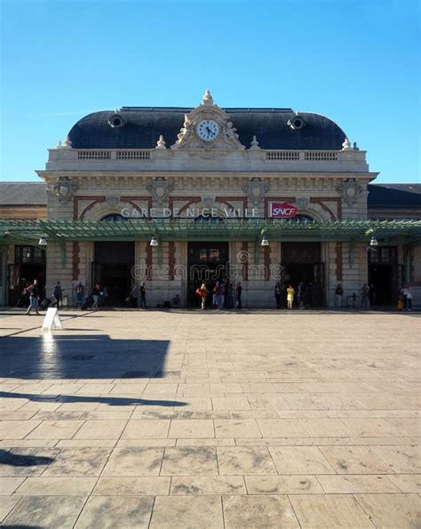 Editorial Train Station Nice France Editorial Photo Image Of Nice