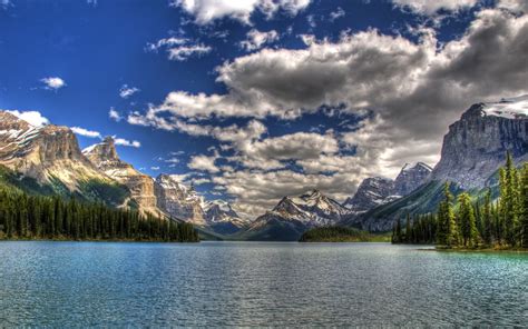 Wallpaper Landscape Mountains Lake Nature Reflection Panorama