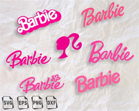 Barbie Logo Bundle Svg Barbie Clipart Barbie Girl Svg Etsy