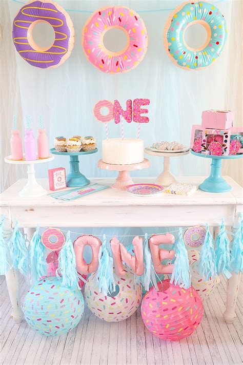 An Absolutely Adorable And Very Trendy Doughnut Themed First Birthday