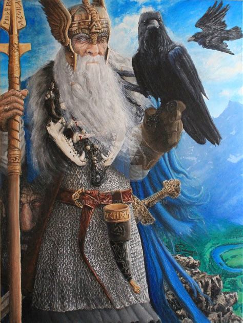 The All Father By Artbyjpp Norse Mythology Norse Pagan Norse