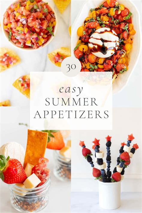 30 Easy Summer Appetizers Julie Blanner Blog Hồng